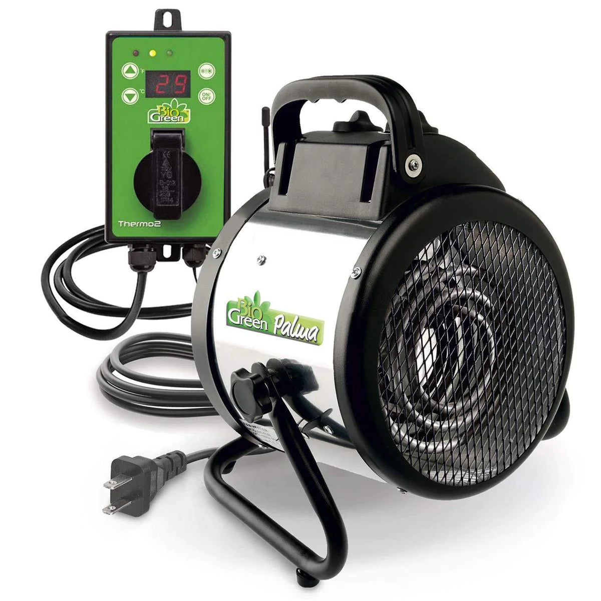 Greenhouse Heater and fan with thermostat