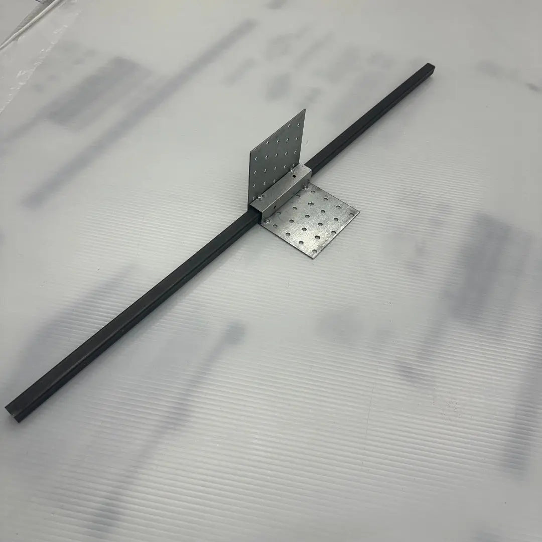 Ground Anchor 30"L with Heavy-Duty 90 Degree Corner Bracket 4"x4" GreenhouseToGrow