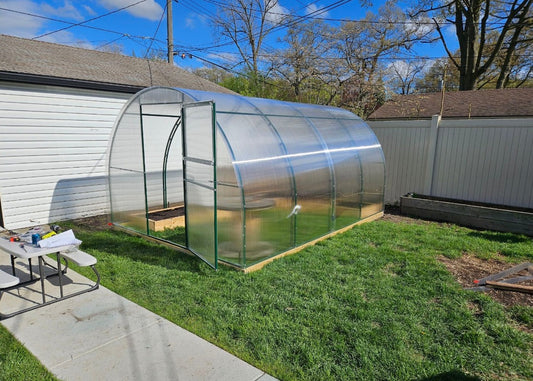 Camellia Vinterhas double arch reinforced durable all-weather greenhouse kit