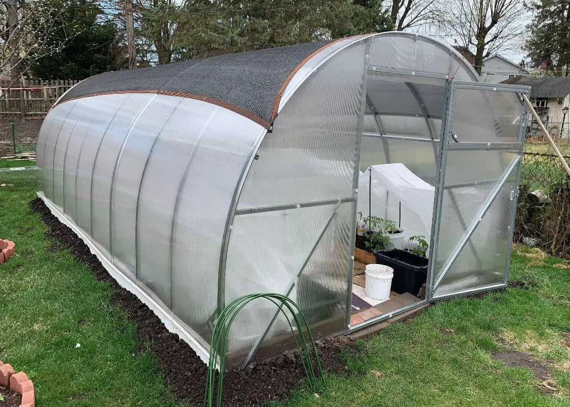 10'x13' CAMELLIA REINFORCED with Two Dutch Doors GreenhouseToGrow
