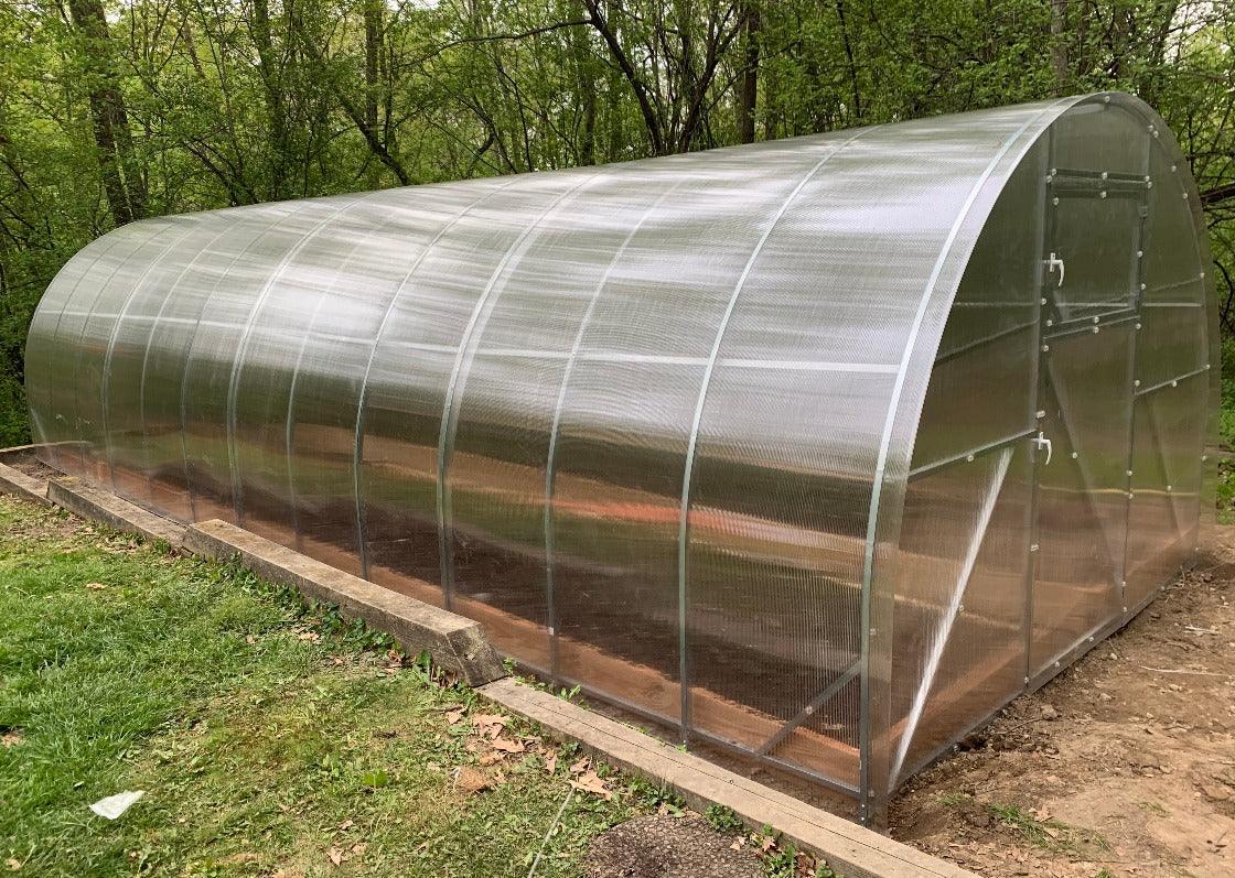 10'x13' CAMELLIA REINFORCED with Two Dutch Doors GreenhouseToGrow