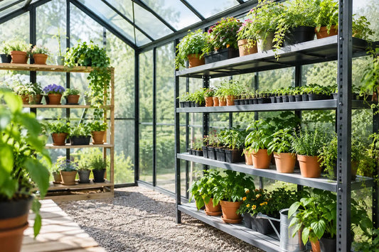 12 Top Greenhouse Shelving Ideas That Work
