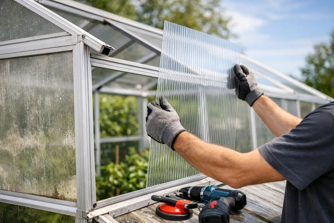 How to Replace Greenhouse Panels Right