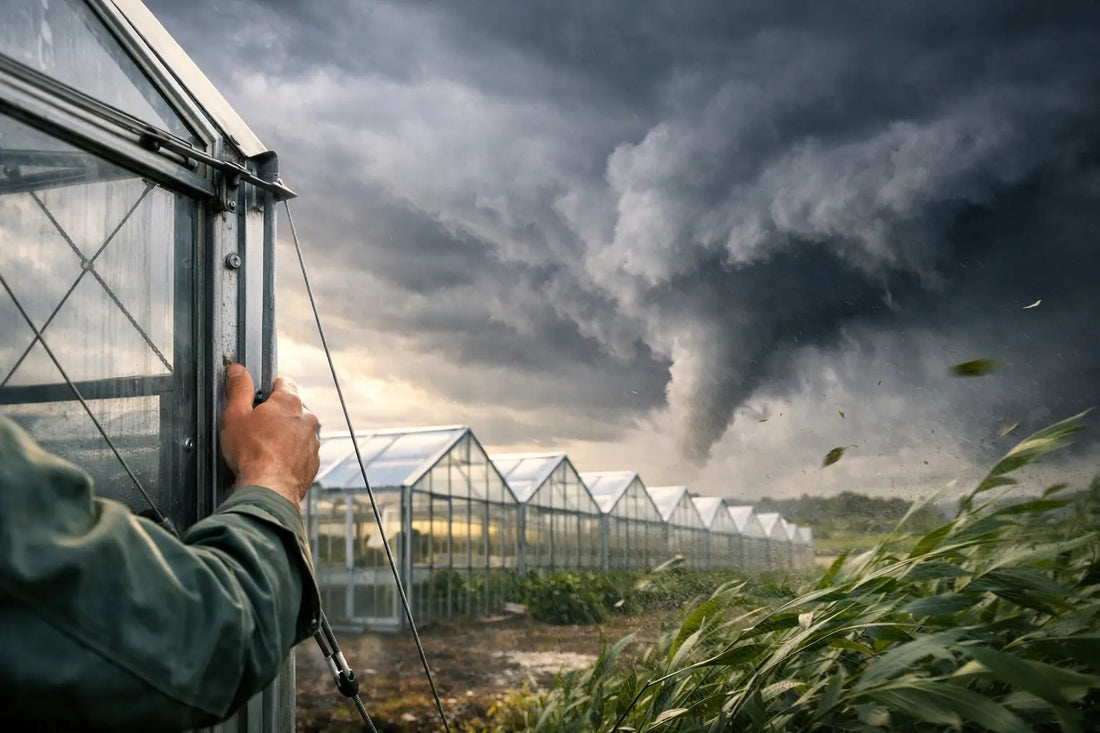 How to Prevent Greenhouse Wind Damage Before Storms