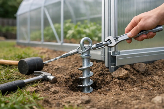 How to Anchor Greenhouse Kit the Right Way