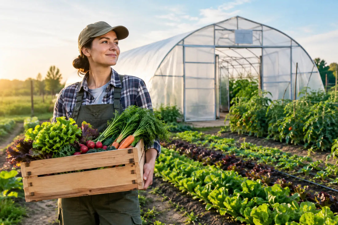 Market Garden Greenhouse Case Study for More Crops