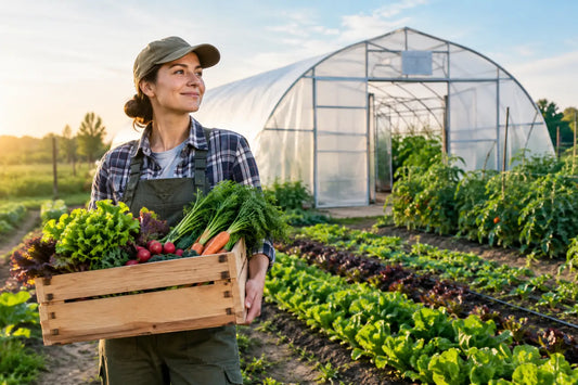 Market Garden Greenhouse Case Study for More Crops
