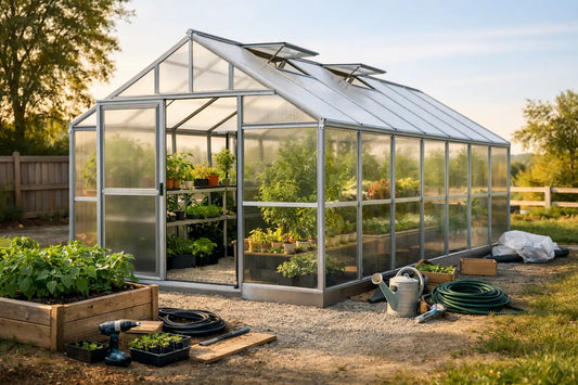 Commercial Style DIY Greenhouse Guide