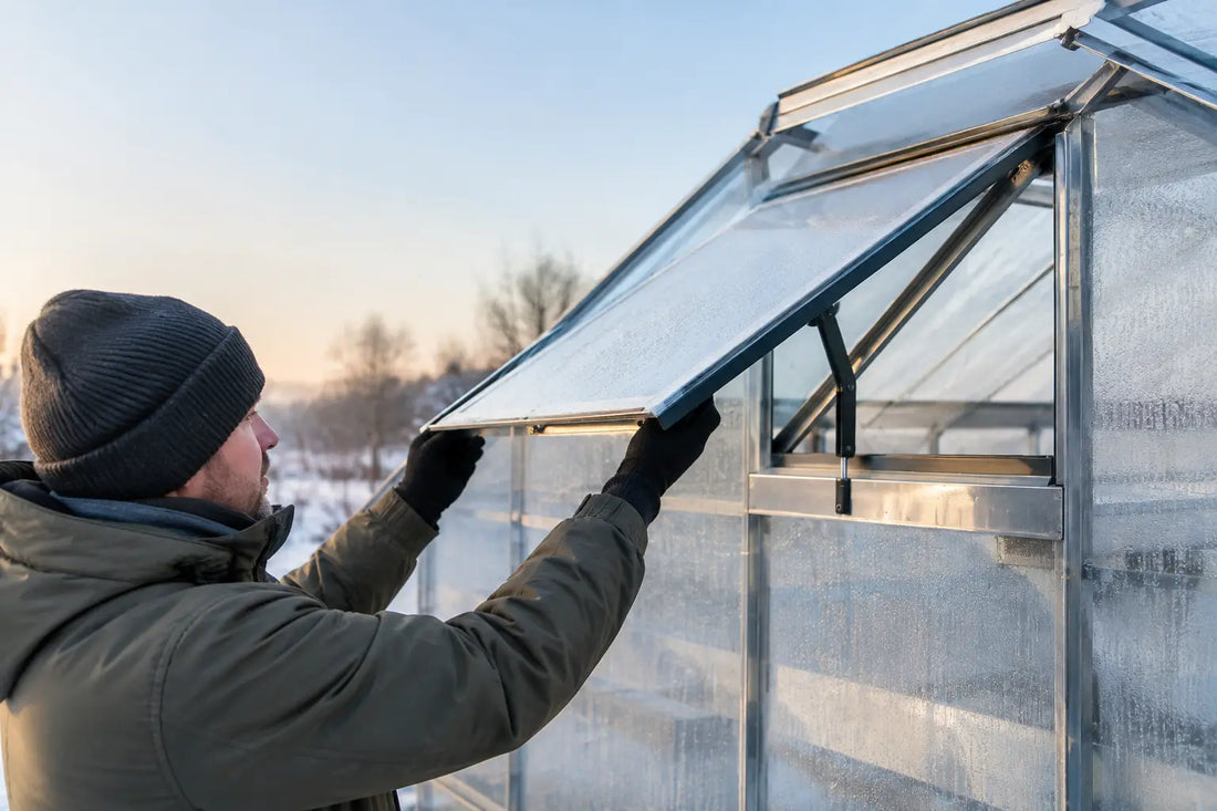 How to Winterize Greenhouse Vents Before Freeze