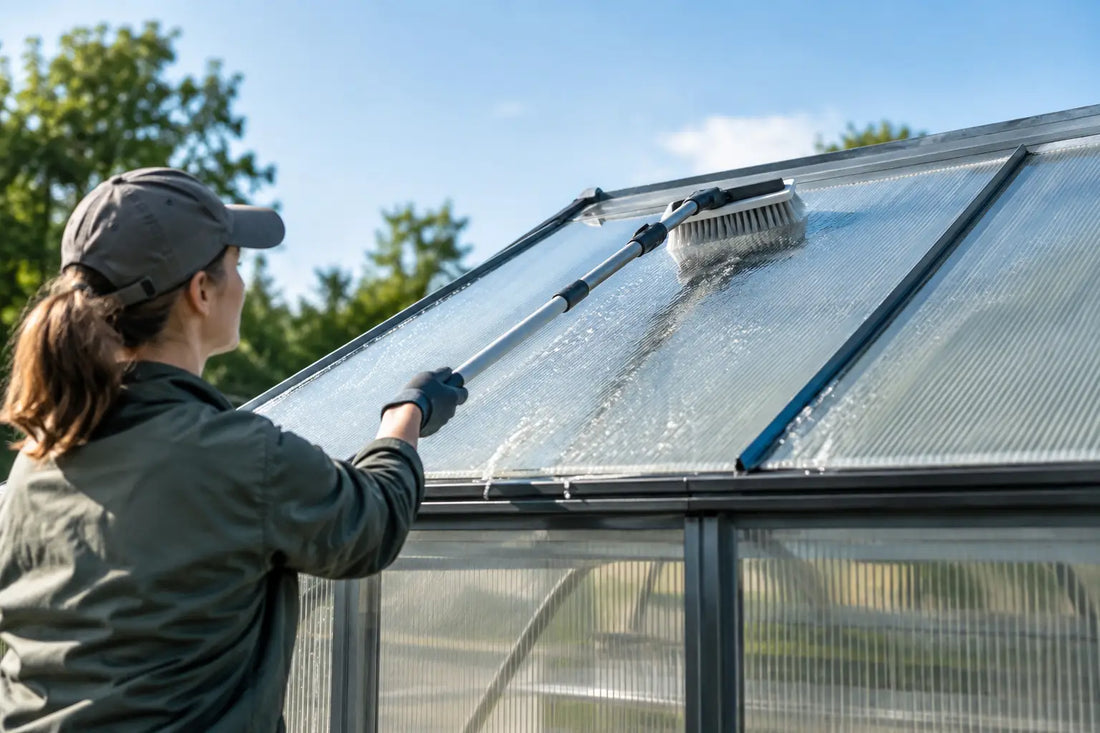 How to Clean a Polycarbonate Greenhouse Roof