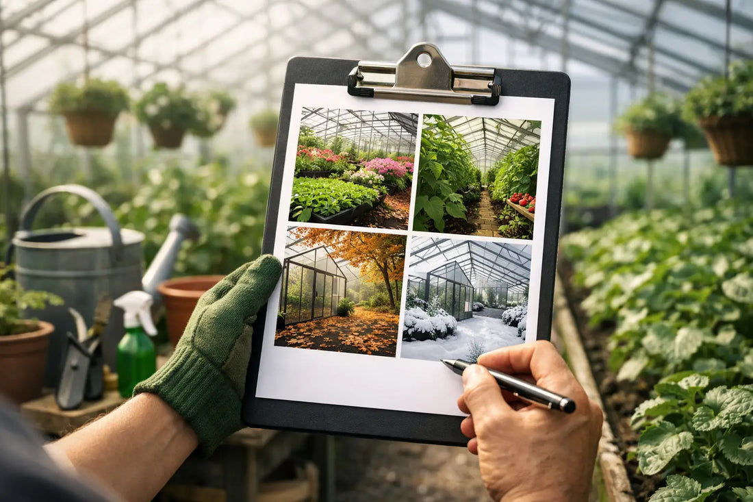 Greenhouse Maintenance Schedule by Season