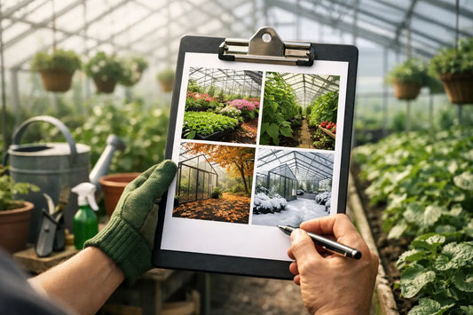 Greenhouse Maintenance Schedule by Season