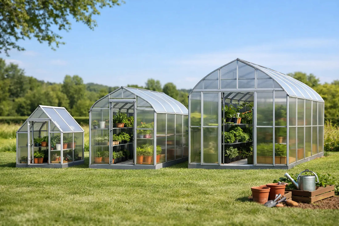 Greenhouse Kit Sizes Comparison