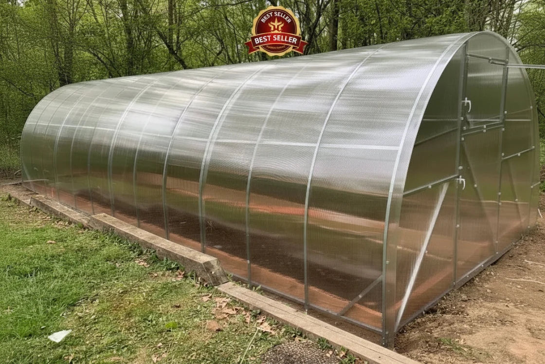 CAMELLIA REINFORCED Heavy-Duty Polycarbonate Greenhouse