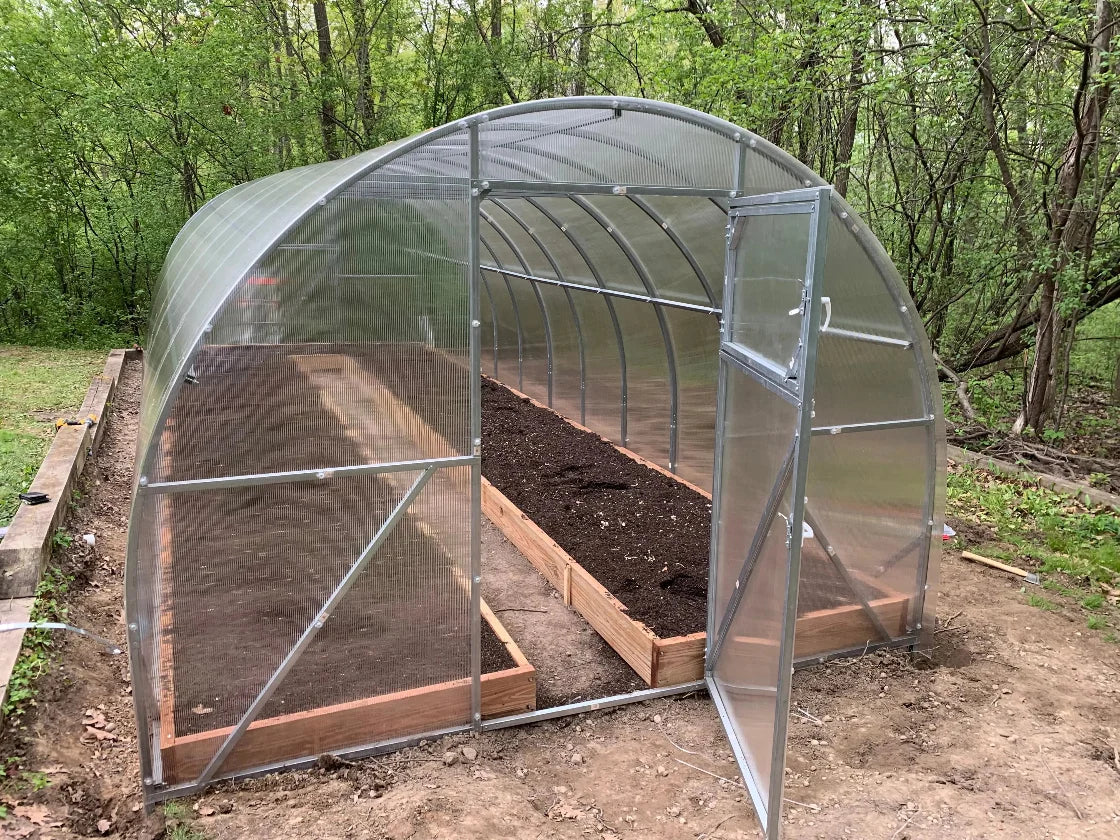 CAMELLIA REINFORCED Heavy-Duty Polycarbonate Greenhouse