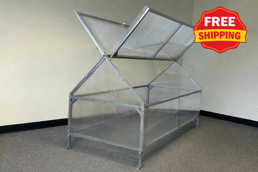 3'x6.5'x3' CROCUS PORTABLE Mini Greenhouse Two Doors