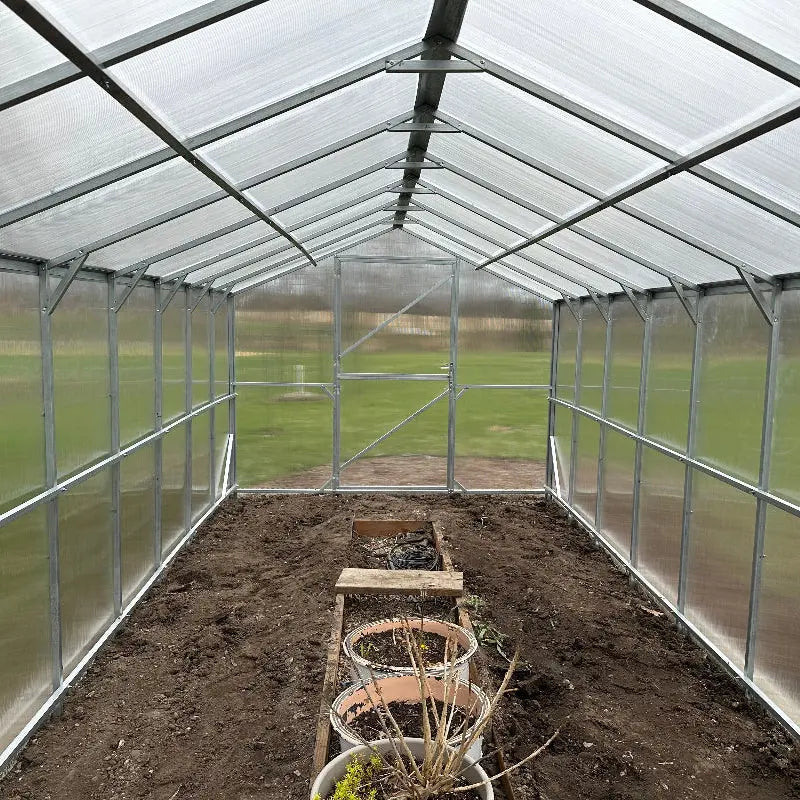 DAISY REINFORCED Two Dutch Doors Gable Roof 8.3'W up to 104'L GreenhouseToGrow
