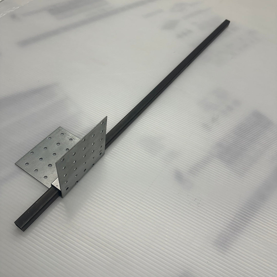 Ground Anchor 30"L with Heavy-Duty 90 Degree Corner Bracket 4"x4"