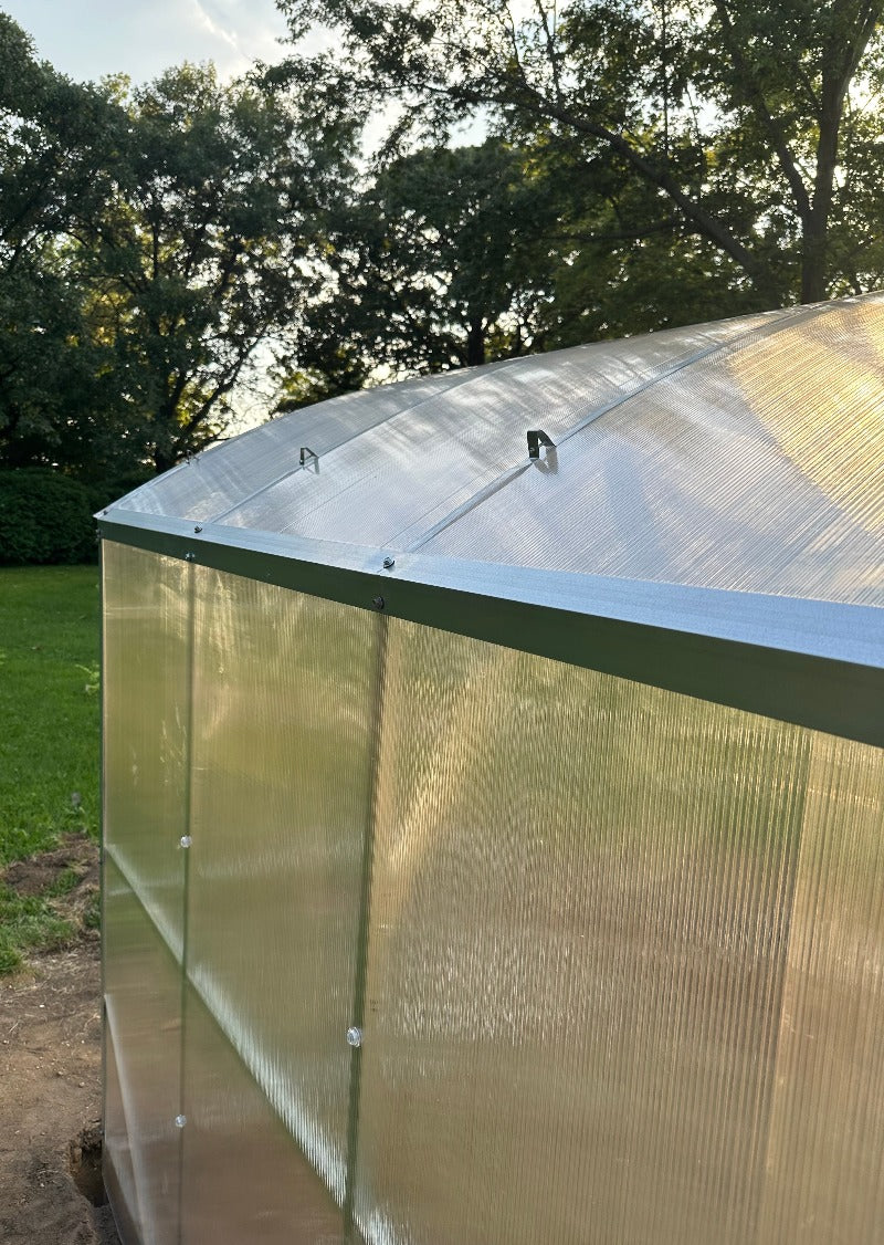 10'x26' Magnolia Reinforced Heavy-Duty Polycarbonate Greenhouse