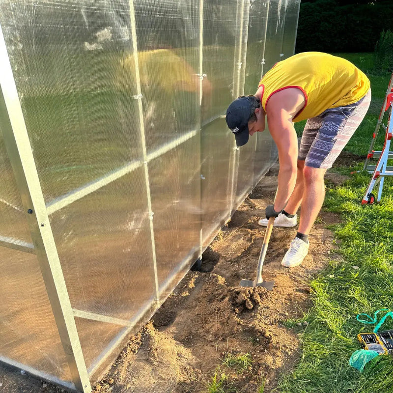 DAISY REINFORCED Two Dutch Doors Gable Roof 8.3'W up to 104'L GreenhouseToGrow