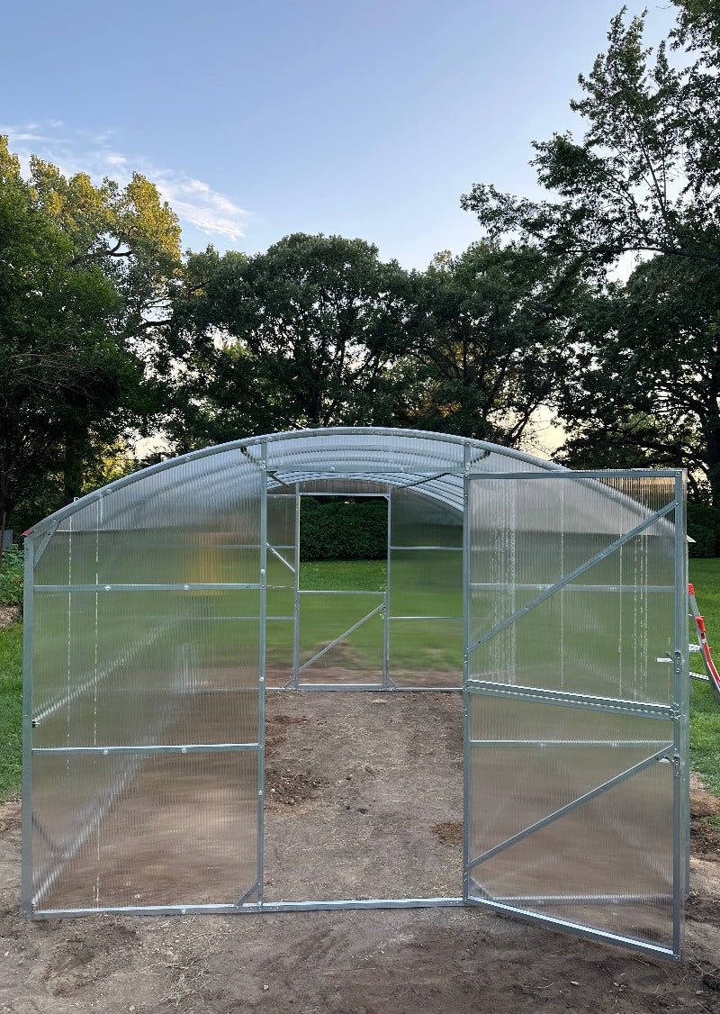 10'x26' Magnolia Reinforced Heavy-Duty Polycarbonate Greenhouse