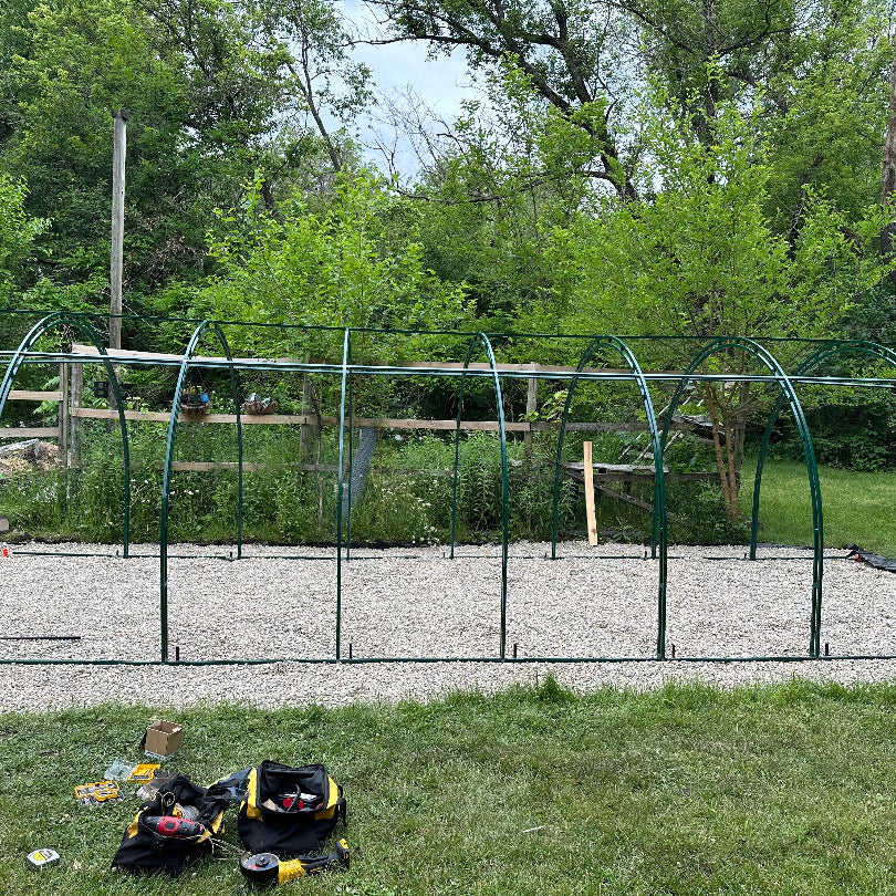 EXTENSION for Camellia Vinterhas Double Arched Reinforced 10'W up to 52'L