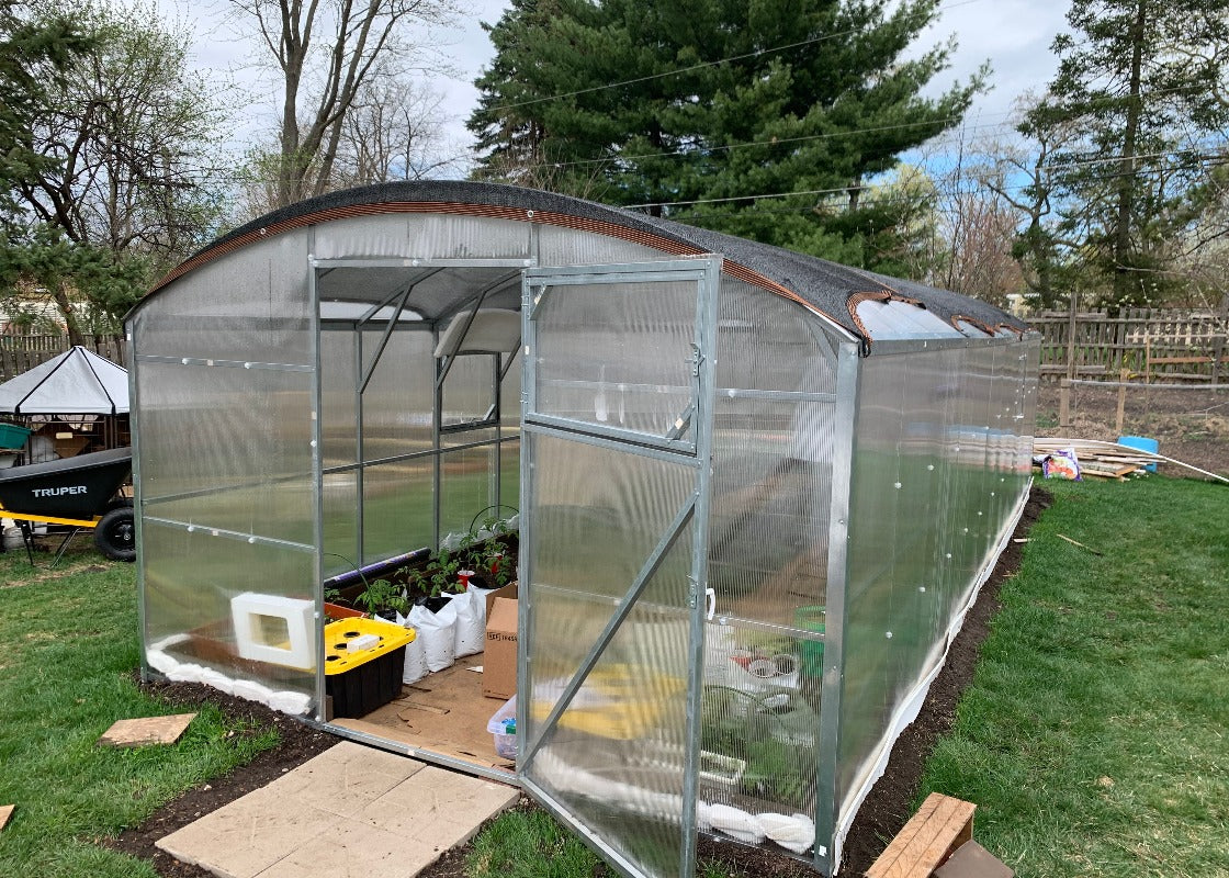 10'x26' Magnolia Reinforced Heavy-Duty Polycarbonate Greenhouse