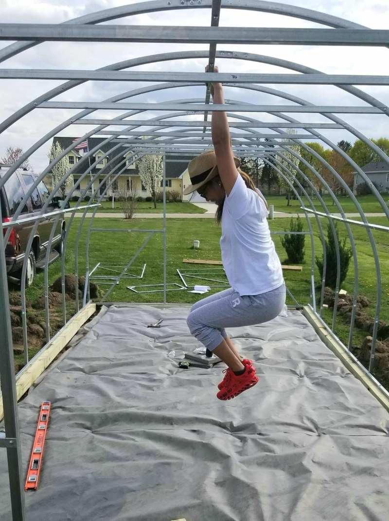 CAMELLIA REINFORCED Heavy-Duty Polycarbonate Greenhouse