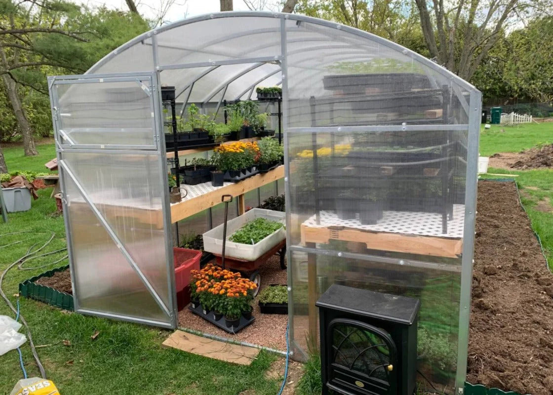 10'x26' Magnolia Reinforced Heavy-Duty Polycarbonate Greenhouse