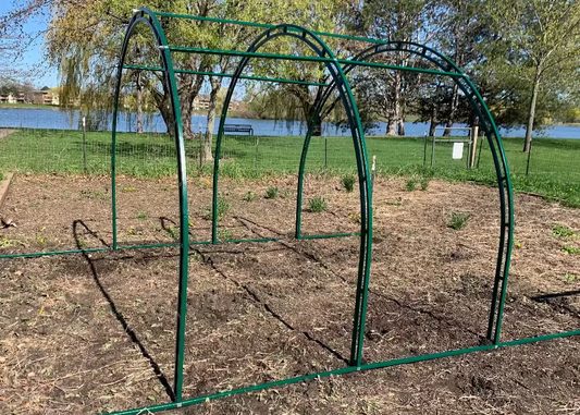 “10' × 6.5' extension for Camellia Winterhouse double arched reinforced greenhouse”